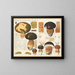 Boletus ustulatus - Hans Baldung — framed artwork on a wall