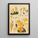 Pholiota flammans Pholiota caperata - Hans Baldung — ingelijst kunstwerk aan de muur