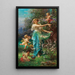 Een allegorie van de lente met Cupido - Hans Zatzka — ingelijst kunstwerk aan de muur