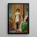 La Tentation - Hans Zatzka — ingelijst kunstwerk aan de muur