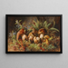 Gelukskaarten Klaveren - Hans Zatzka — ingelijst kunstwerk aan de muur