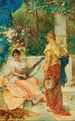 Air joyeux - Hans Zatzka — weergave van het kunstwerk