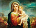van het Madonna en Kind - Hans Zatzka — weergave van het kunstwerk