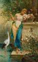 Oosterse schoonheid - Hans Zatzka — weergave van het kunstwerk