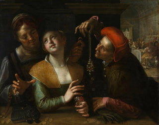 Koepel scène - Hans von Aachen — weergave van het kunstwerk