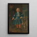 Portrait de Diederik van Hemert Seigneur de Babyloninbroek à l'âge de six ans - Harmanus Serin — ingelijst kunstwerk aan de muur