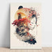 Reproductie van het schilderij Harmonie Éphémère | Abstracte kunstdecoratie