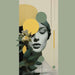 Reproductie van het schilderij Harmonie in Geel en Groen | Collage