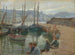 Jongens op de muur van de haven van Penzance - Harold Charles Francis Harvey — weergave van het kunstwerk