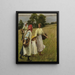 The blackberry harvest - Harold Harvey — framed artwork on a wall