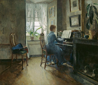 Harriet Backer - Chez moi.webp