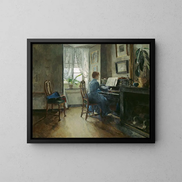 Chez moi - Harriet Backer — ingelijst kunstwerk aan de muur