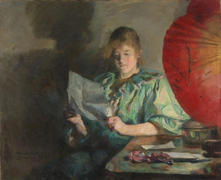 Harriet Backer - Evening Interior.webp