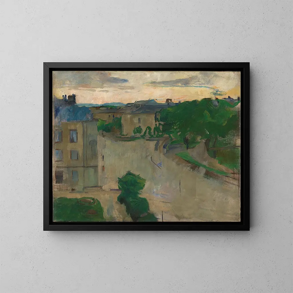van mijn balkon, Hansteensgate - Harriet Backer — ingelijst kunstwerk aan de muur
