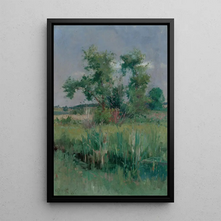 Harry Aiken Vincent - Impressionist View of Trees and a Stream.webp