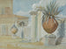 Villa Massimi, poort van Rome geflankeerd door palmbomen in grote terracotta potten - Harry John Johnson — weergave van het kunstwerk