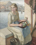 La fille du pêcheur - Harry Morley — weergave van het kunstwerk