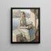 La fille du pêcheur - Harry Morley — ingelijst kunstwerk aan de muur