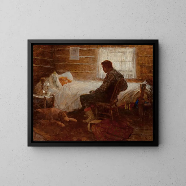 Familie Gaga - Harvey T. Dunn — ingelijst kunstwerk aan de muur