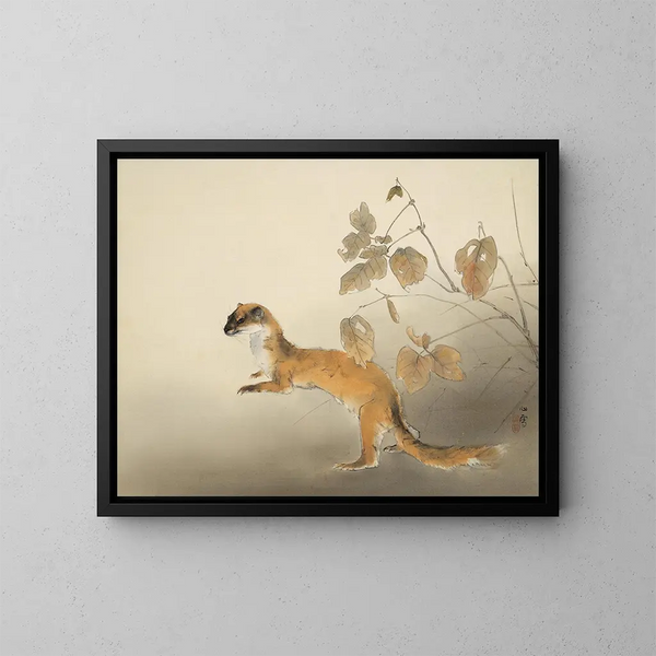 Herfstboerderij - Hashimoto Kansetsu — ingelijst kunstwerk aan de muur