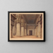 Dendara - Hector Horeau — framed artwork on a wall