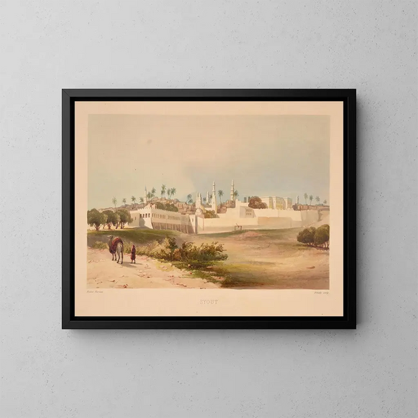 Sout - Hector Horeau — ingelijst kunstwerk aan de muur