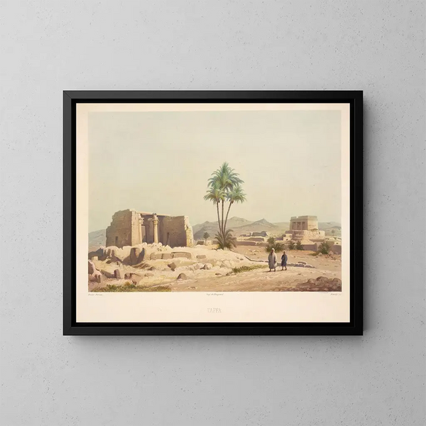 Taffa - Hector Horeau — ingelijst kunstwerk aan de muur