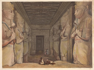 Hector Horeau - Temple dIbsamboul Interior view Temple of Abu Simbel.webp