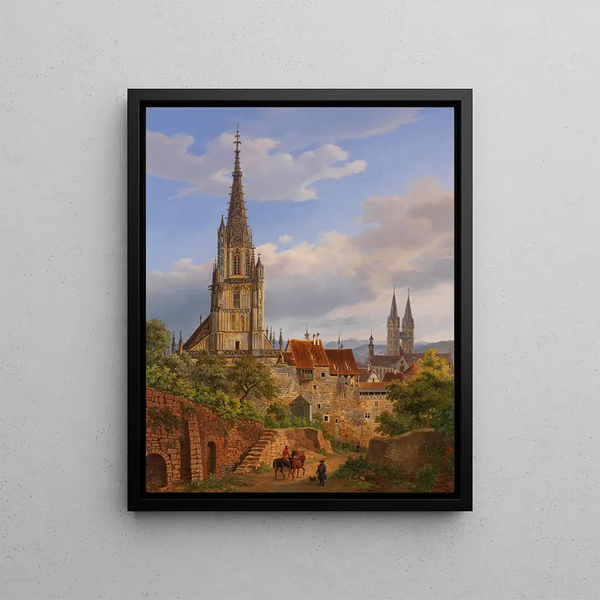 Heinrich Adam - Blick auf Esslingen am Neckar.webp