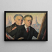 Mijn grootvader en ik - Heinrich Eduard Linde-Walther — ingelijst kunstwerk aan de muur