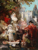 Vrije amusement - Heinrich Hans Schlimarski — weergave van het kunstwerk