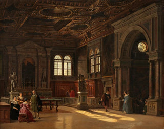 Heinrich Hansen - Interior from Scoula St Rocco Venice.webp
