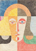 Tête de femme - Heinrich Hoerle — weergave van het kunstwerk