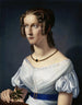 Portret van een meisje - Heinrich Maria von Hess — weergave van het kunstwerk