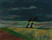 Stormachtig landschap - Heinrich Nauen — weergave van het kunstwerk