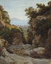 Italiaans landschap - Heinrich Reinhold — weergave van het kunstwerk