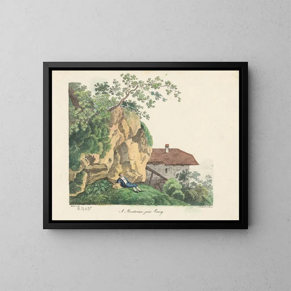 Halle de Berne - Heinrich Rieter — ingelijst kunstwerk aan de muur
