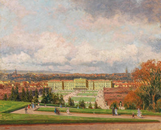 Heinrich Tomec - A View of Schnbrunn Palace.webp