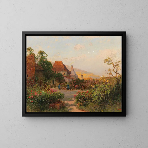 Deel in de Wachau - Heinrich Tomec — ingelijst kunstwerk aan de muur