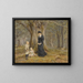 De dame van het landhuis - Helen Allingham — ingelijst kunstwerk aan de muur