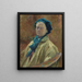 Zelfportret - Helen Mabel Trevor — ingelijst kunstwerk aan de muur