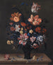 Tulips and other flowers in a rum - Helena Roouers — artwork view