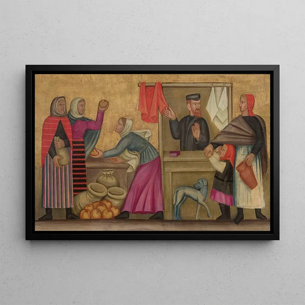 Helena Schrammwna - At a market.webp