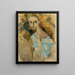 Fille d'Eydtkuhne II - Helene Schjerfbeck — framed artwork on a wall