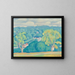 Saint-Cloud - Helge Johansson — framed artwork on a wall