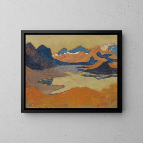 onderweg naar Stora Sjfallet - Helmer Osslund — ingelijst kunstwerk aan de muur