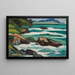 The Mediterranean Breaker - Helmer Osslund — framed artwork on a wall