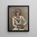 Marine Painting - Helmut Kolle — framed artwork on a wall