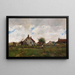 Landschap met boerderijen - Helmuth Liesegang — ingelijst kunstwerk aan de muur