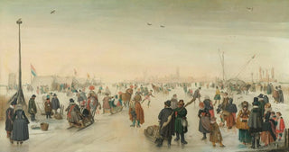 Hendrick Avercamp - Enjoying the Ice near a Town.webp